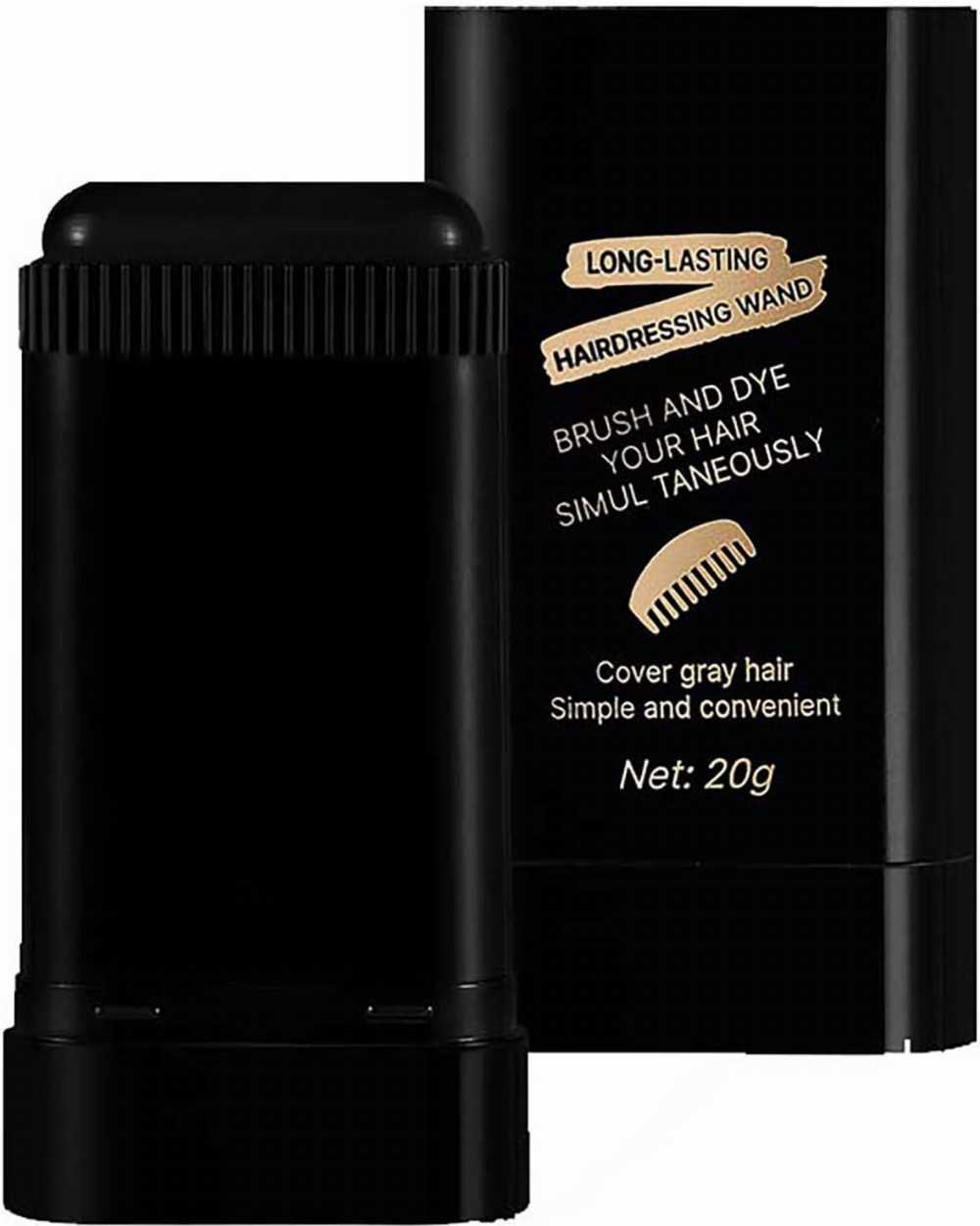 Black Hair Dye Stick for Instant Gray Coverage & Root Touch Up - Image 2
