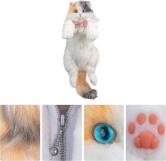Stuffed Cat Plush Backpack - Image 2