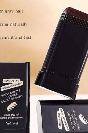 Black Hair Dye Stick for Instant Gray Coverage & Root Touch Up